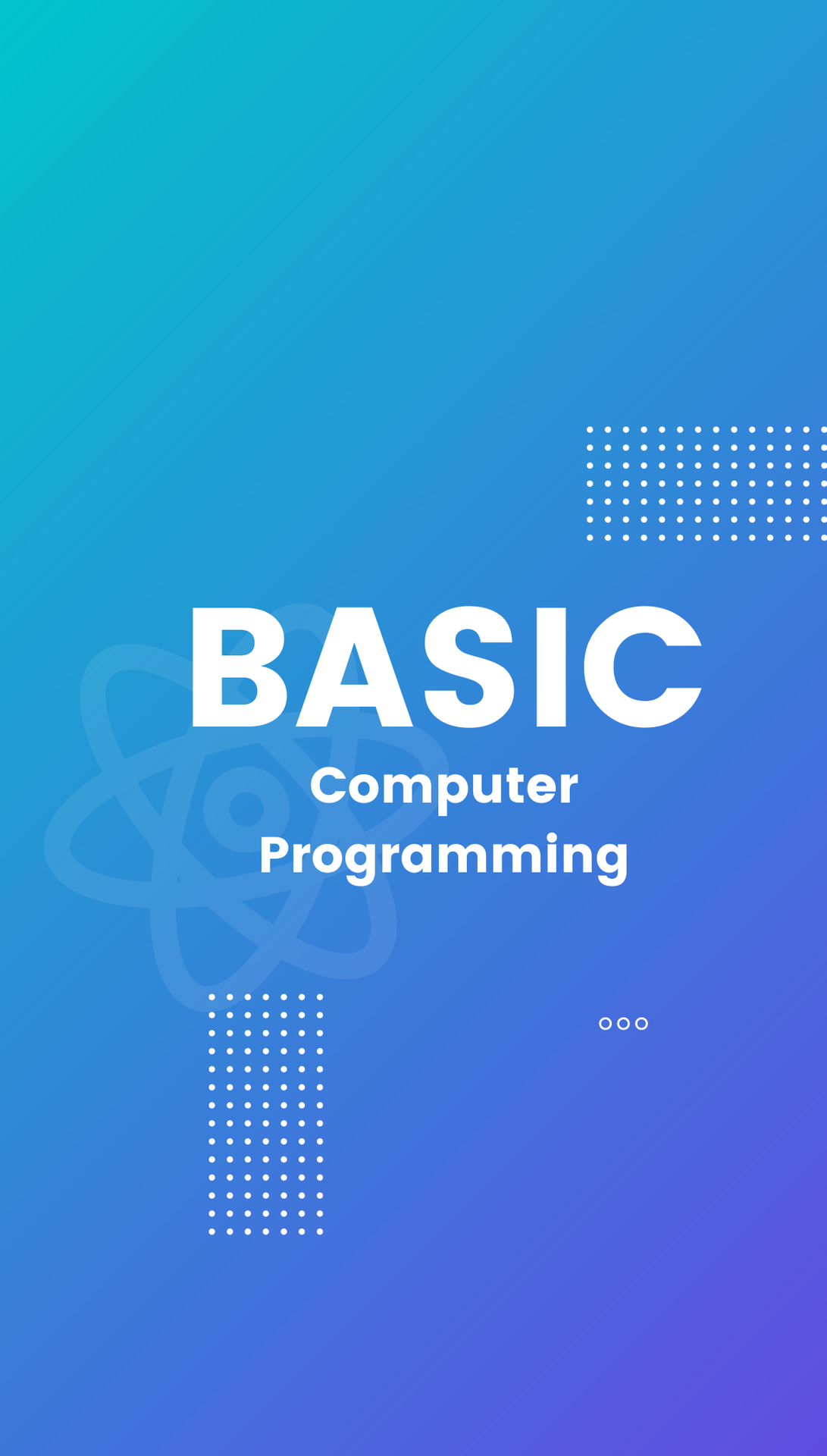 Basic Computer Programming